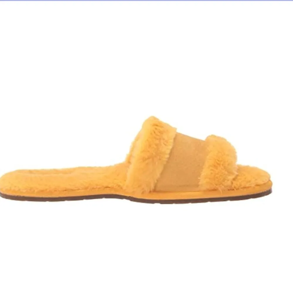 NEW Koolaburra By UGG Womens Milo Peep Slipper Color: Amber Yellow - Image 7