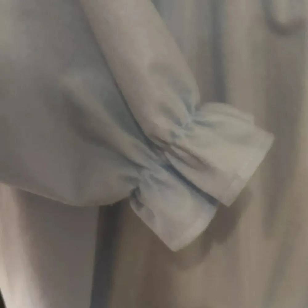 Fundamentals Housecoat Nightgown Vintage NWT Blue Lace Trim Size Large Sears - Image 3