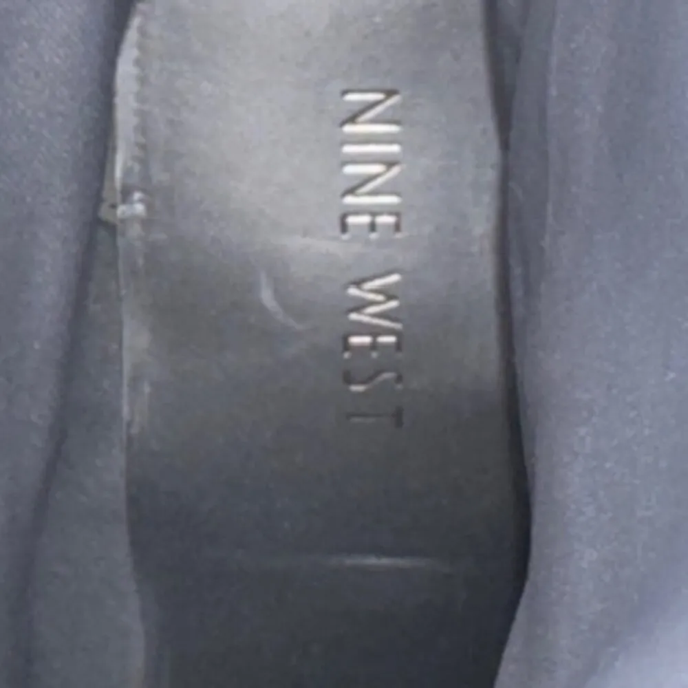 Silver Nine West Cowboy Boots size 9 NWT - Image 6