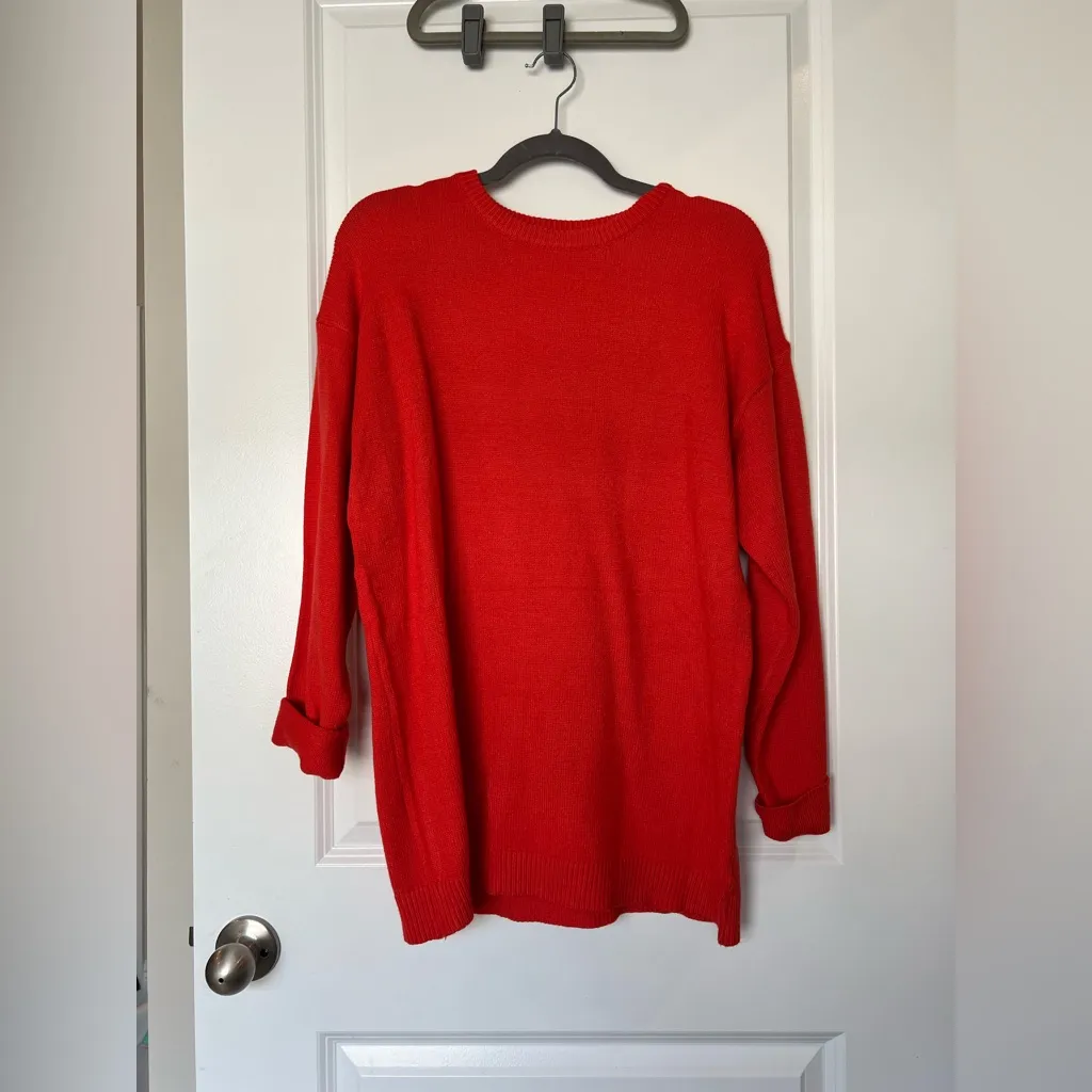 New Listicle Red Sweater for Women - Image 2