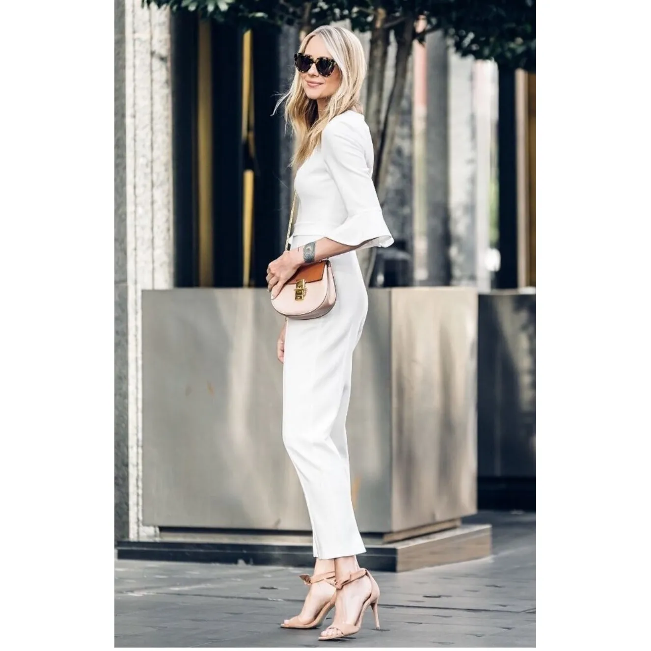 New! Black Halo
Brooklyn Jumpsuit‎ in Porcelain
Sz 2 $460 - Image 3