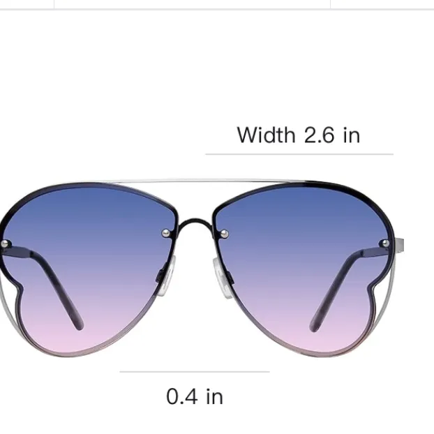 Steve Madden  Gradient Aviator Sunglasses - Image 2