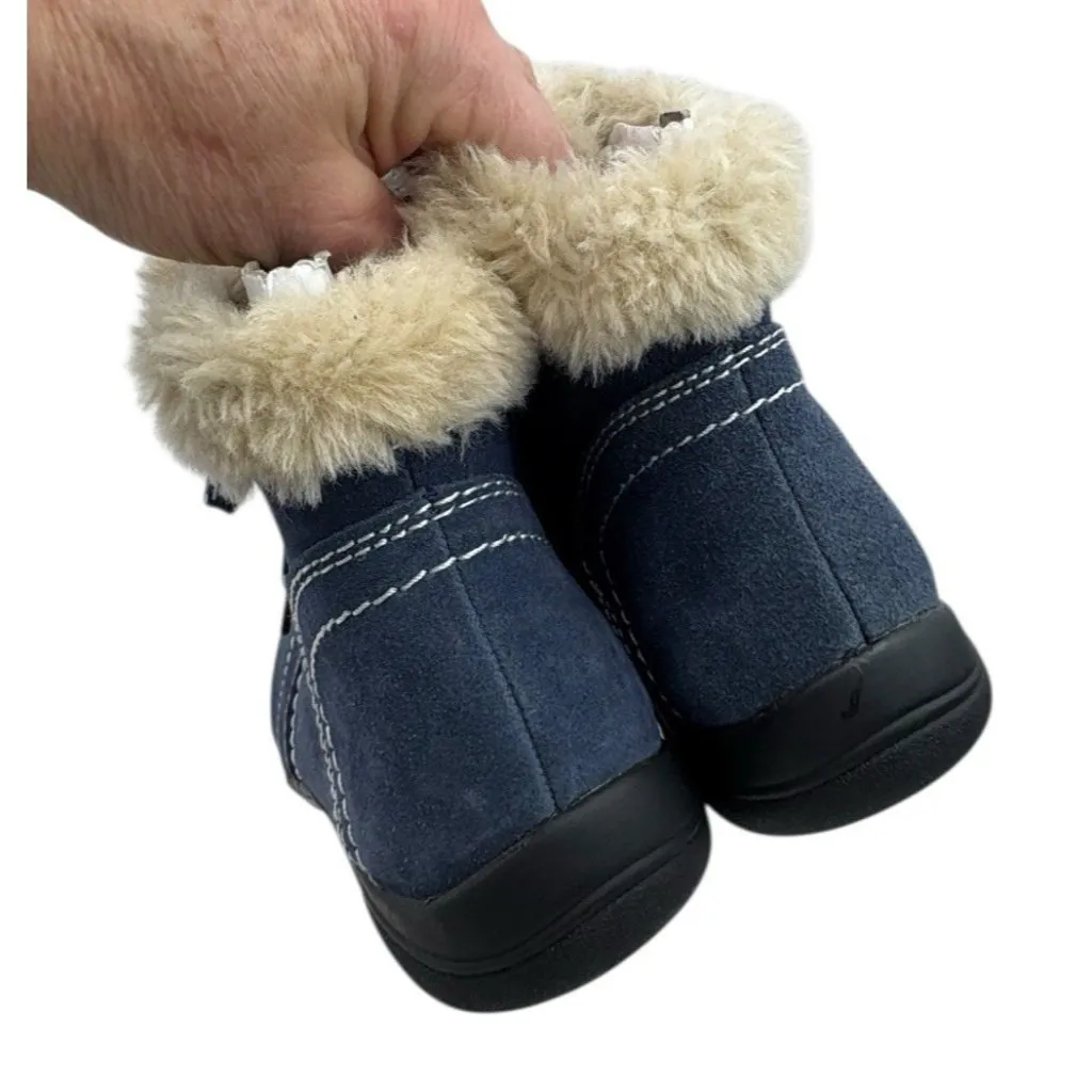 New Earth Origins by Earth Crowley Boots Womens 11W Blue Leather Lace Up Booties - Image 6