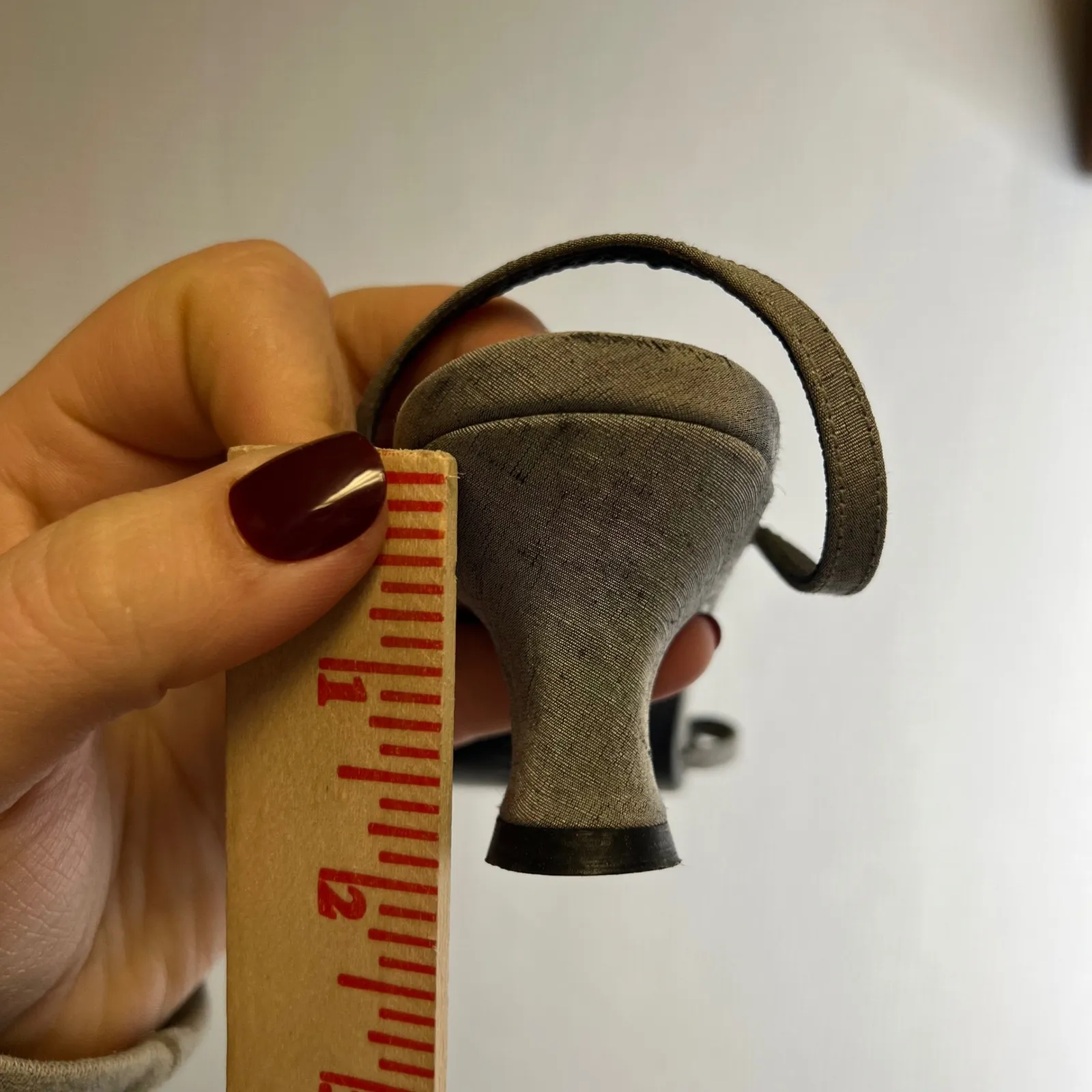 Scott Rankin Vintage Y2K Women Silver Metallic Slingback Heeled Sandals Size 6.5 Gray - Image 7