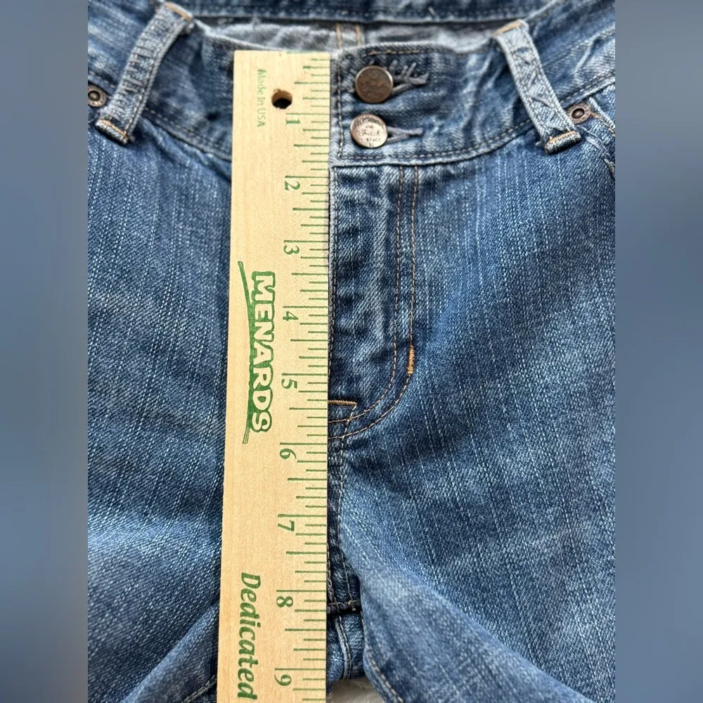Sz 33 Vintage Abercrombie & Fitch Jeans Womens Long Flare Bootcut - Image 6