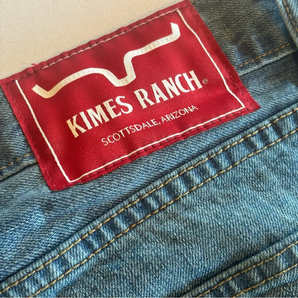 KIMES RANCH Scottsdale, Arizona BROOKS Denim Jeans Made in the USA Relaxed Fit - Image 12