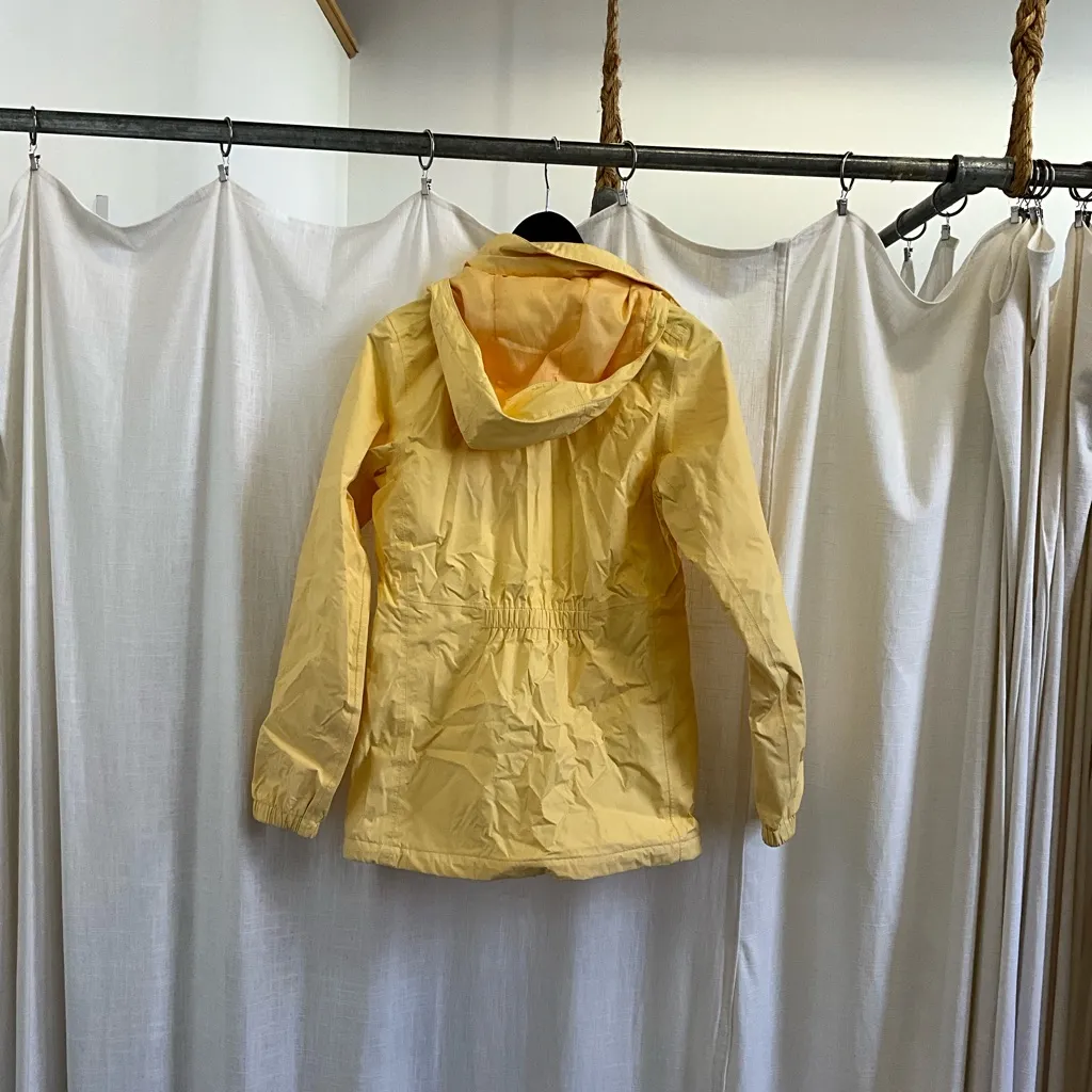 The North Face - Buttery Yellow Hooded Rain Jacket - Image 3