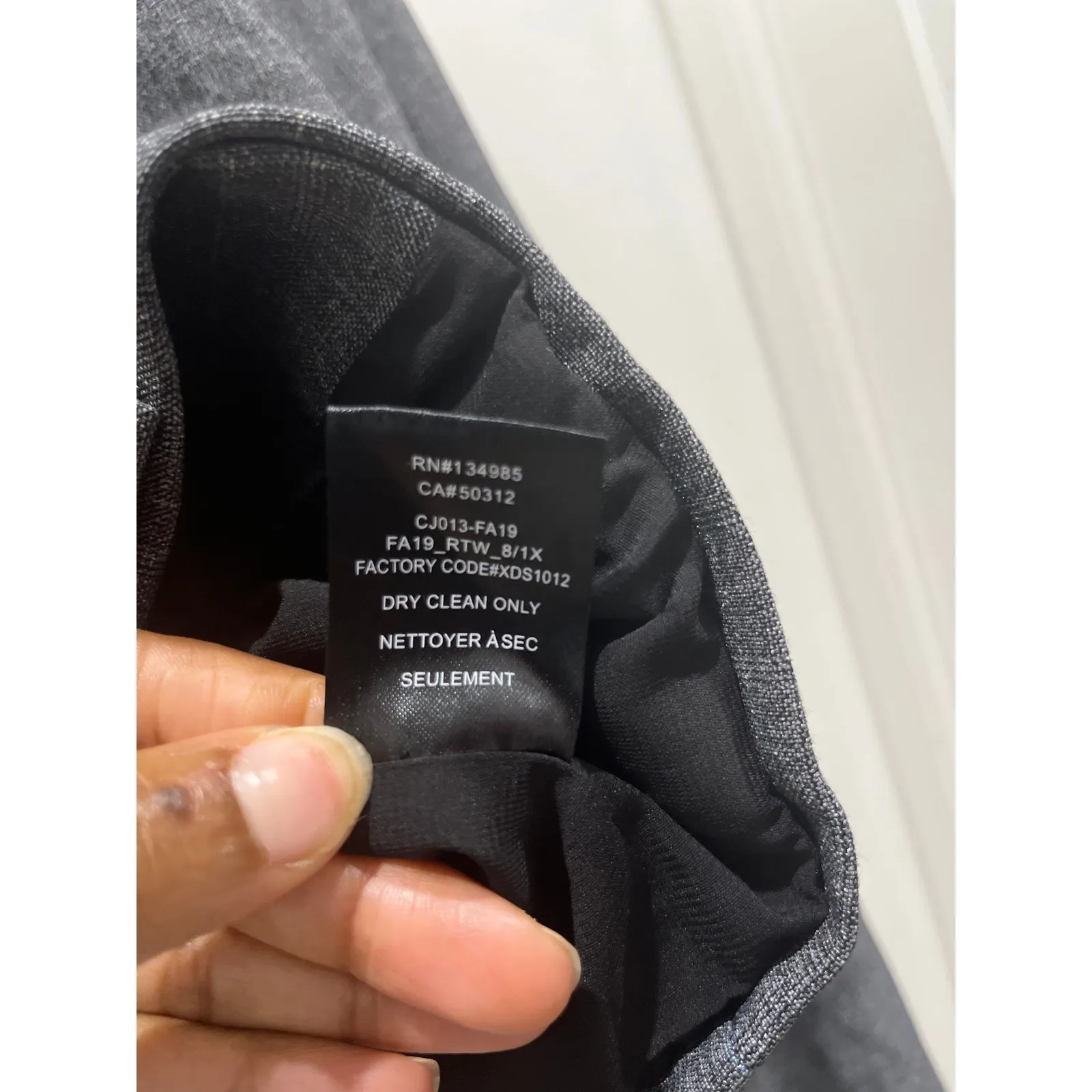 For Love And Lemons Turner Cropped Blazer in Grey Sz S - Image 7