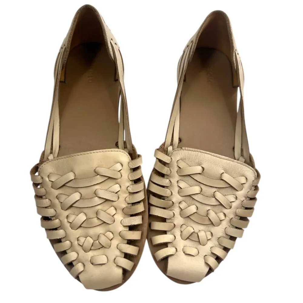 Nisolo Huarache Sandal bone leather Sz 9.5 Tan - Image 6