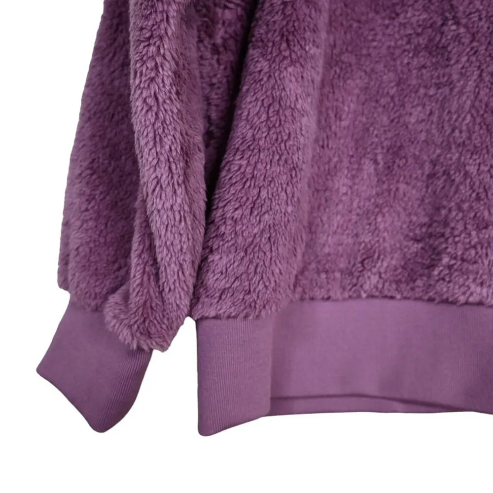 Spyder Womens L Bailey Faux Shearling Jacket in Tulipwood Purple NEW - Image 7