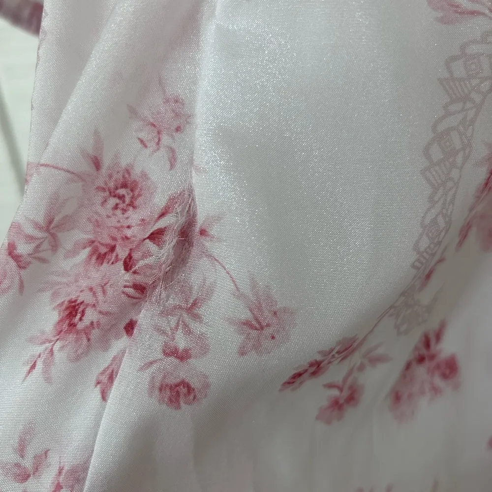 SHEIN VCAY White and Pink Floral Print Dress Size Small - Image 5