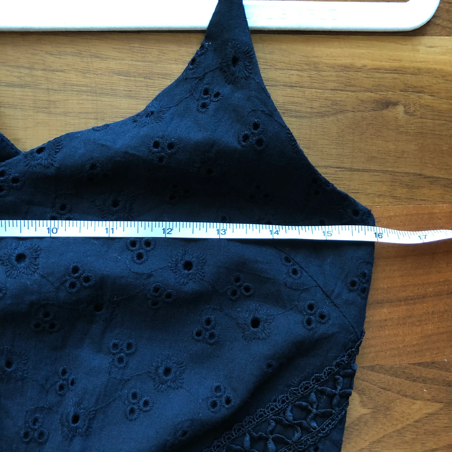 Black Eyelet Romper - Image 7