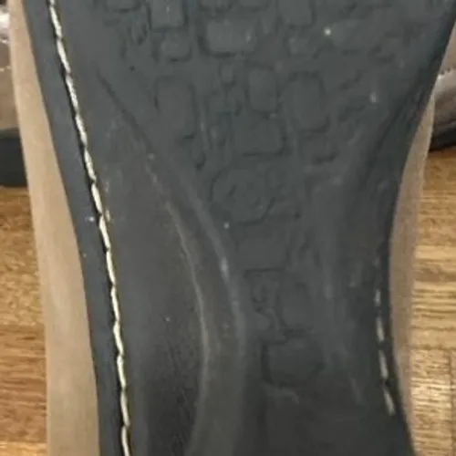 Dansko Womens Loretta Shoe 40 Brown Nubuck Leather Lace Wedge Sneaker Comfort - Image 9