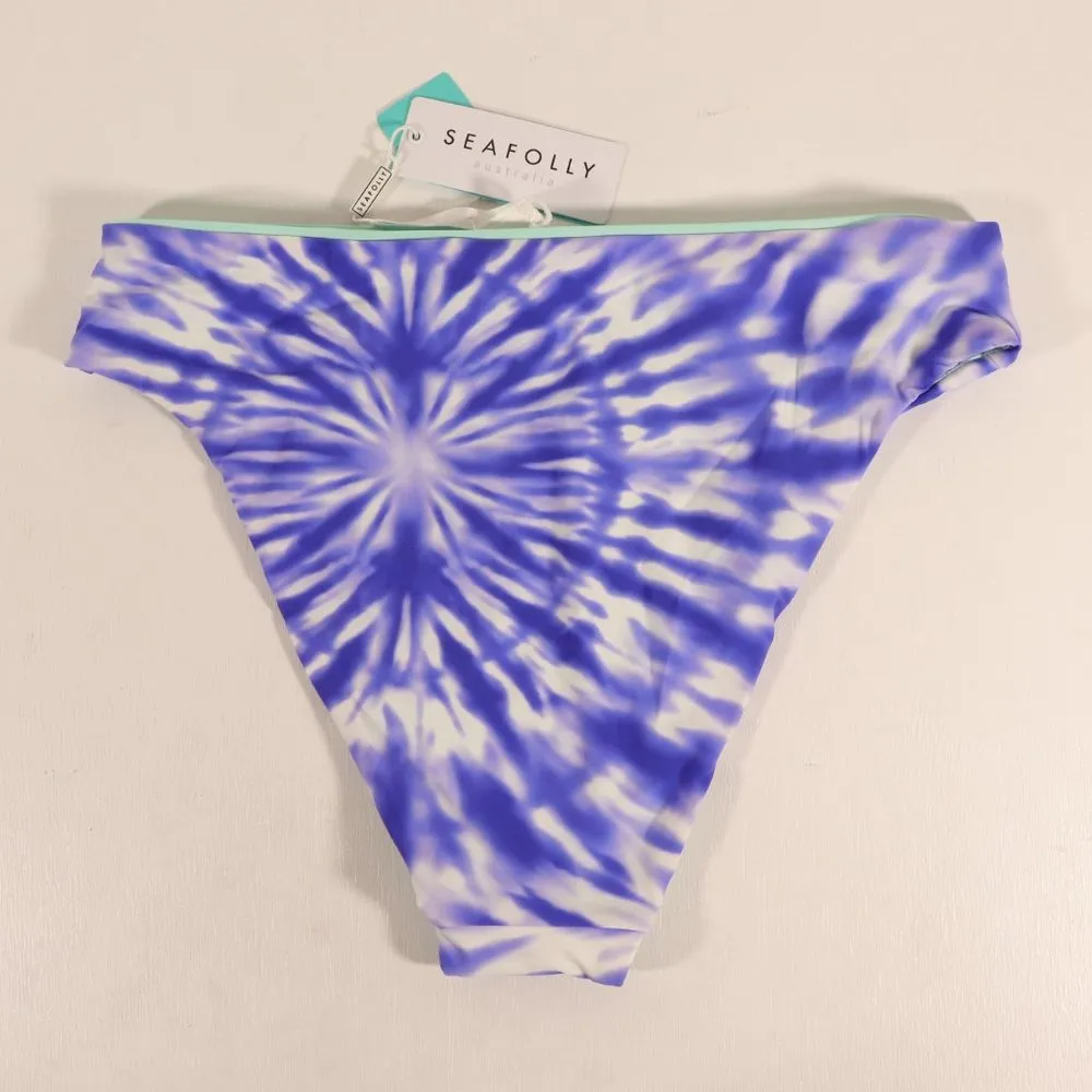 NWT Seafolly X Revolve Beach Break High Rise Bottom in Dazzling Blue - Image 6
