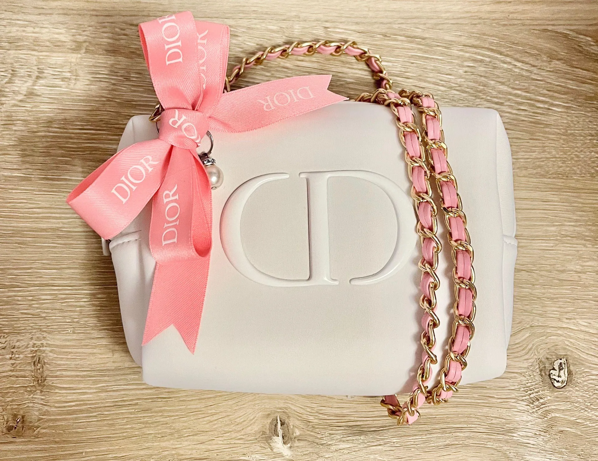 Dior Makeup Cosmetic Case Purse Pouch Shoulder Bag - Image 4