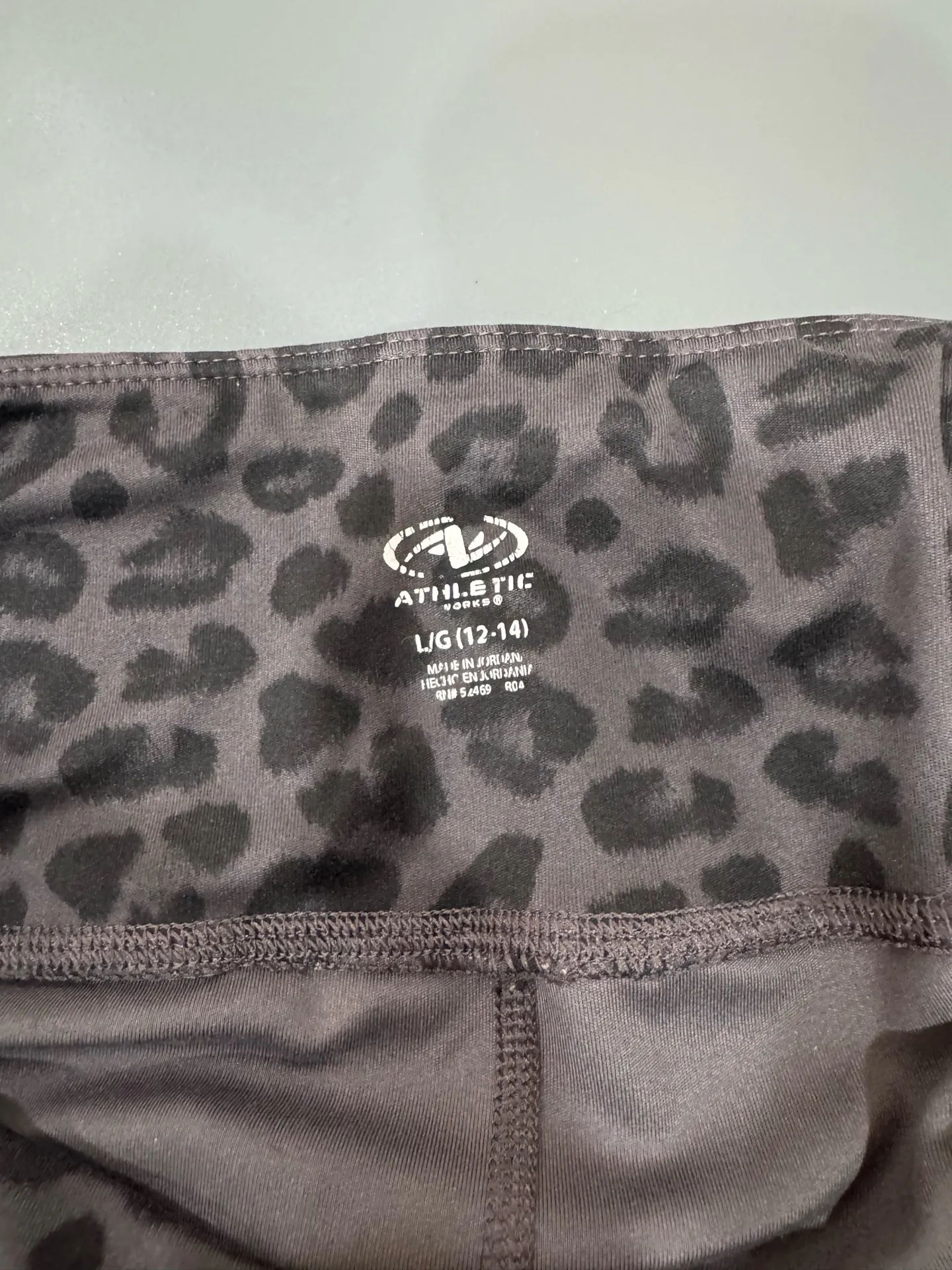 Black Leopard Biker Shorts  - Image 3