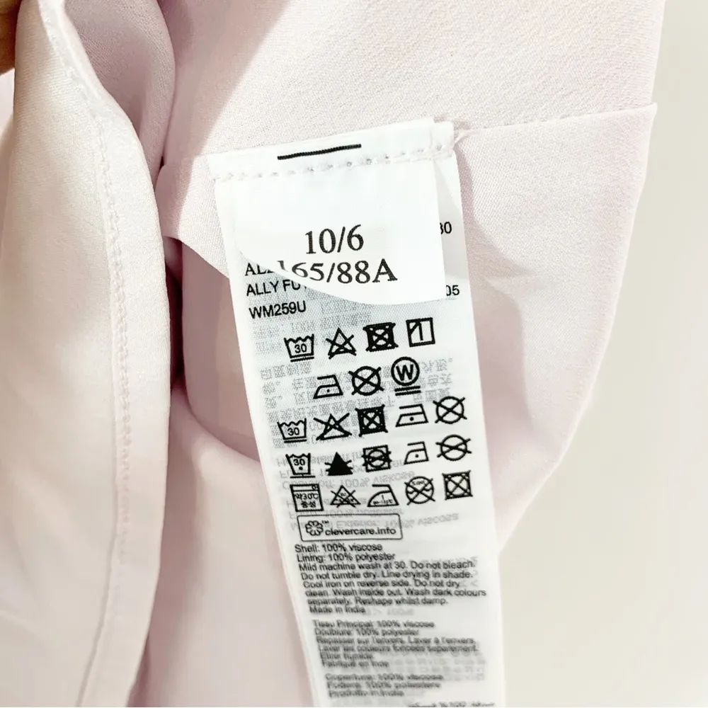 All Saints Ally Futurae Camisole Floral Top Blouse Purple Size 6 NWT - Image 9