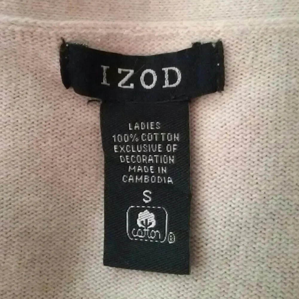 Izod Argyle Cardigan Sweater - Image 4