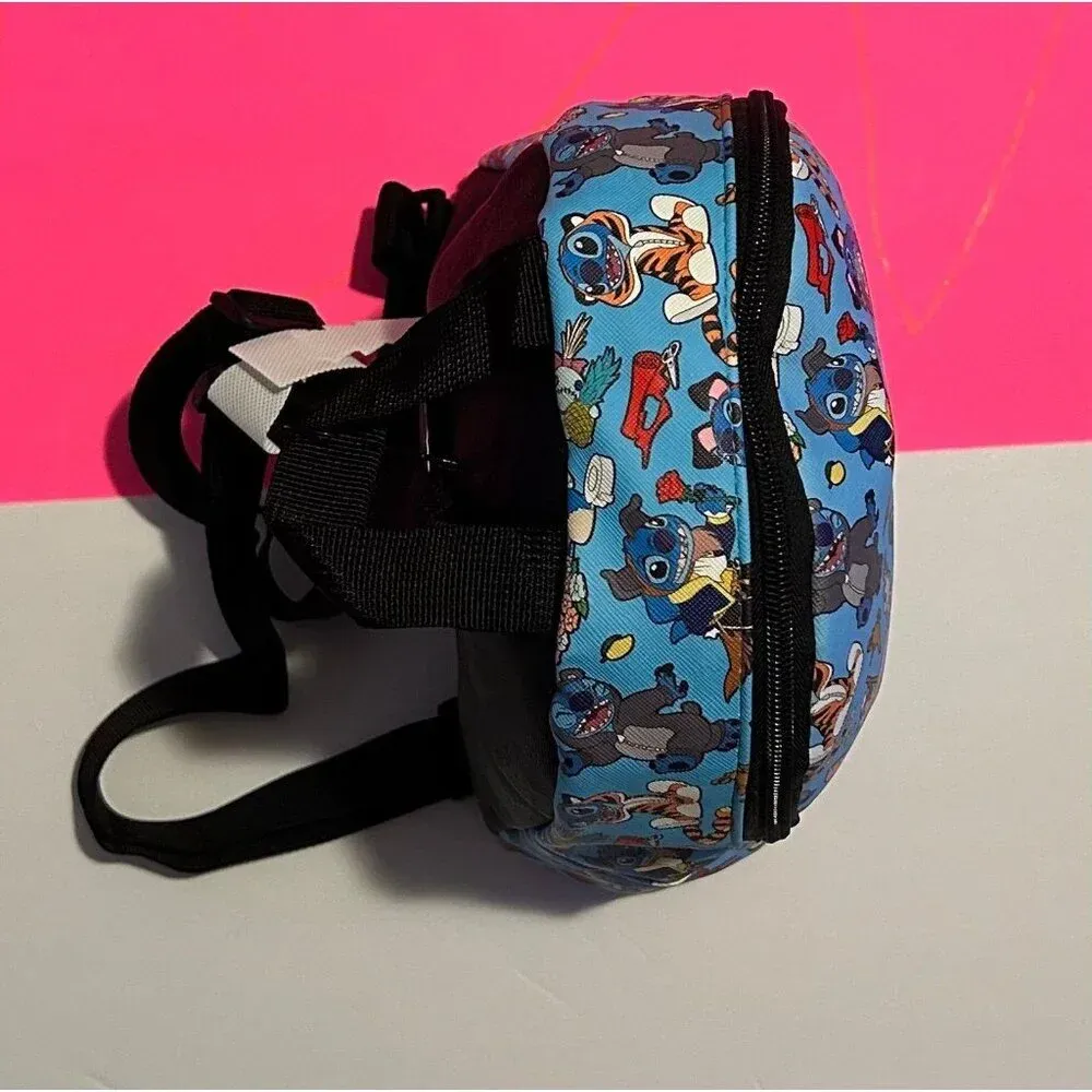 new disneys stitch mini backpack/purse‎ Blue - Image 3