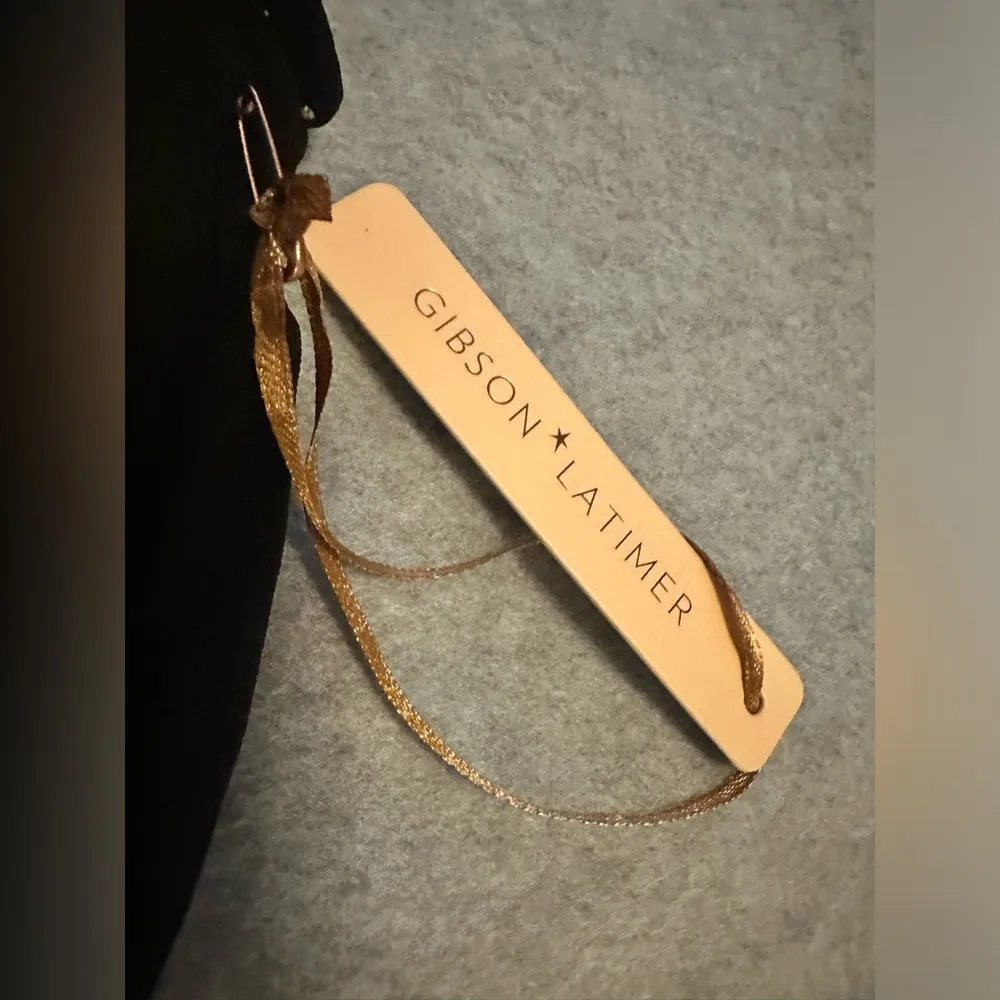 NWT Gibson Latimer Sleeveless Peplum Sheath Dress Womens Black Size 10 - Image 4