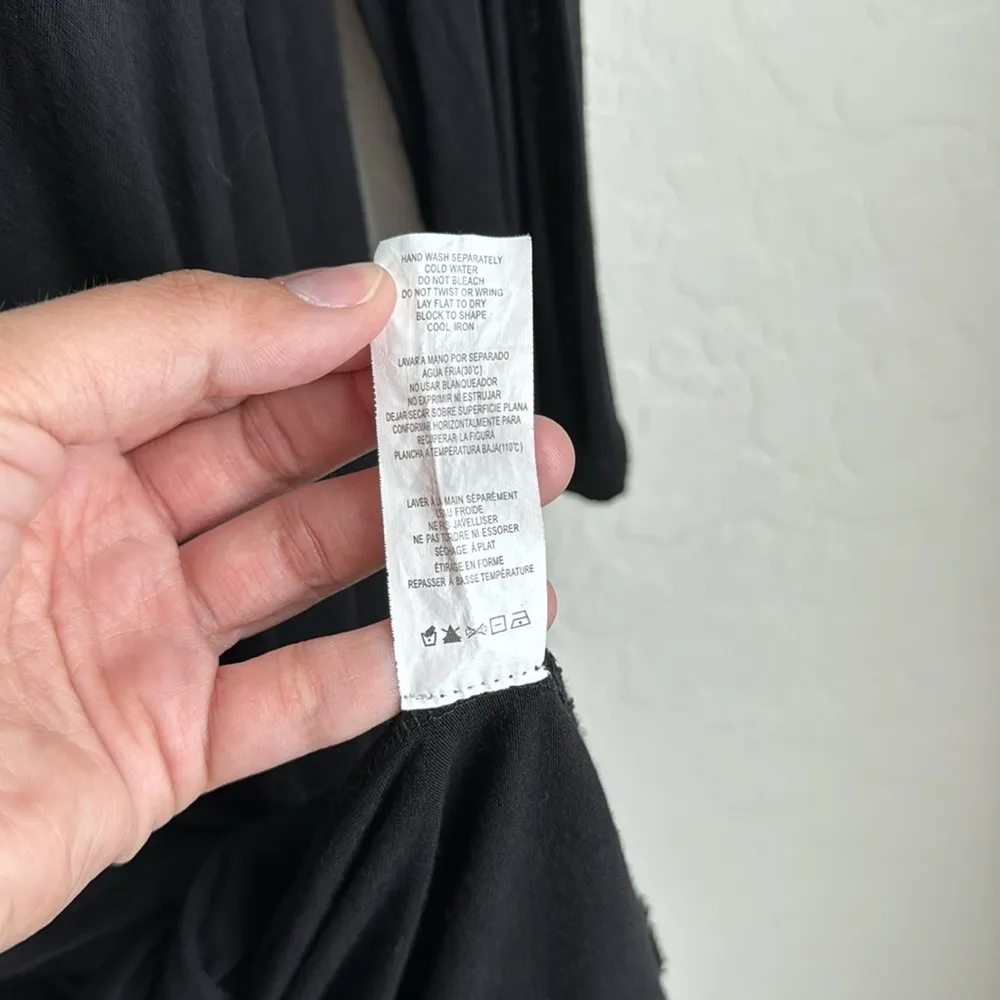 Kensie Black Tunic Cowl Neck XL - Image 7