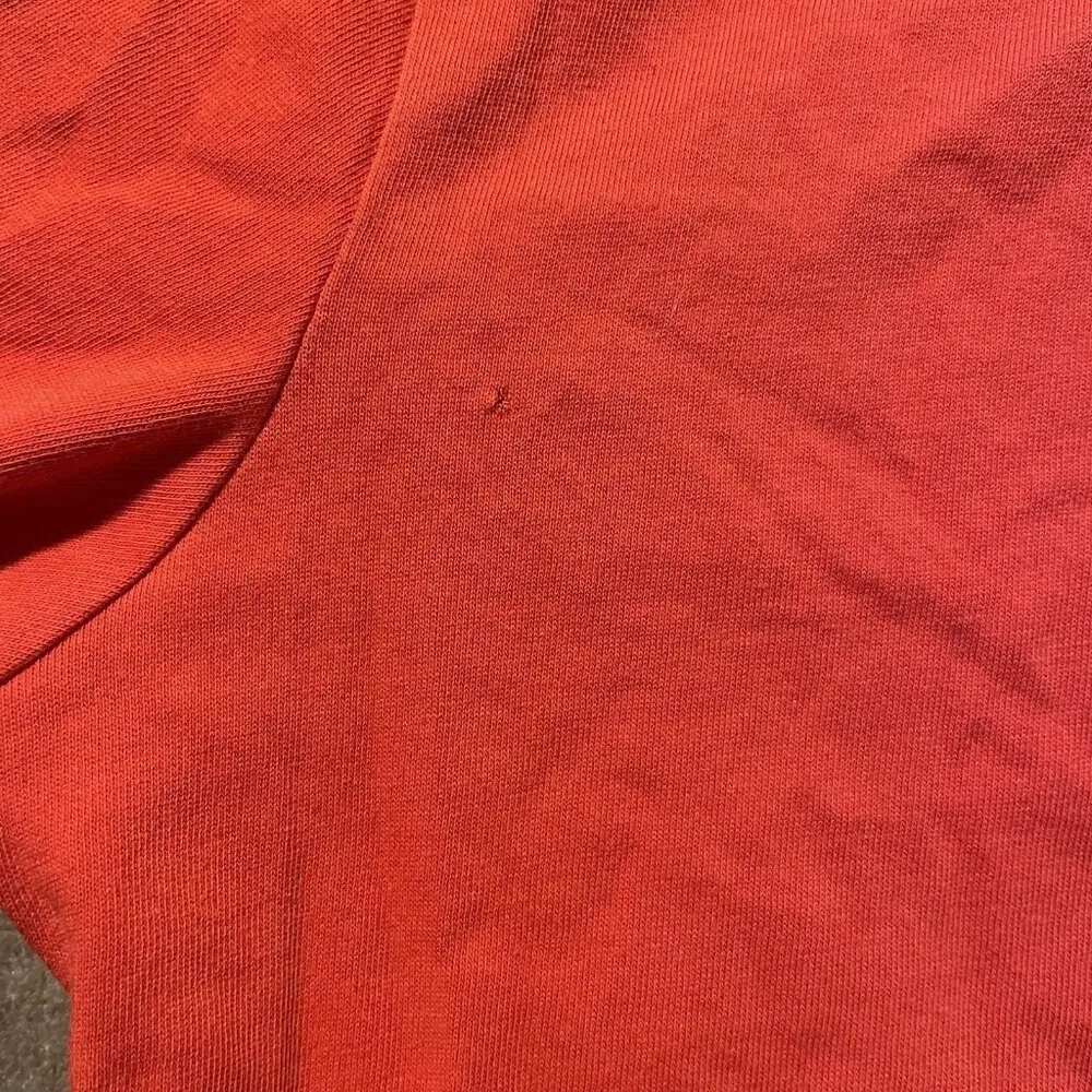 Nike SB Tshirt Women's Size Small Orange Logo Spellout Short Sleeve Top - Image 7