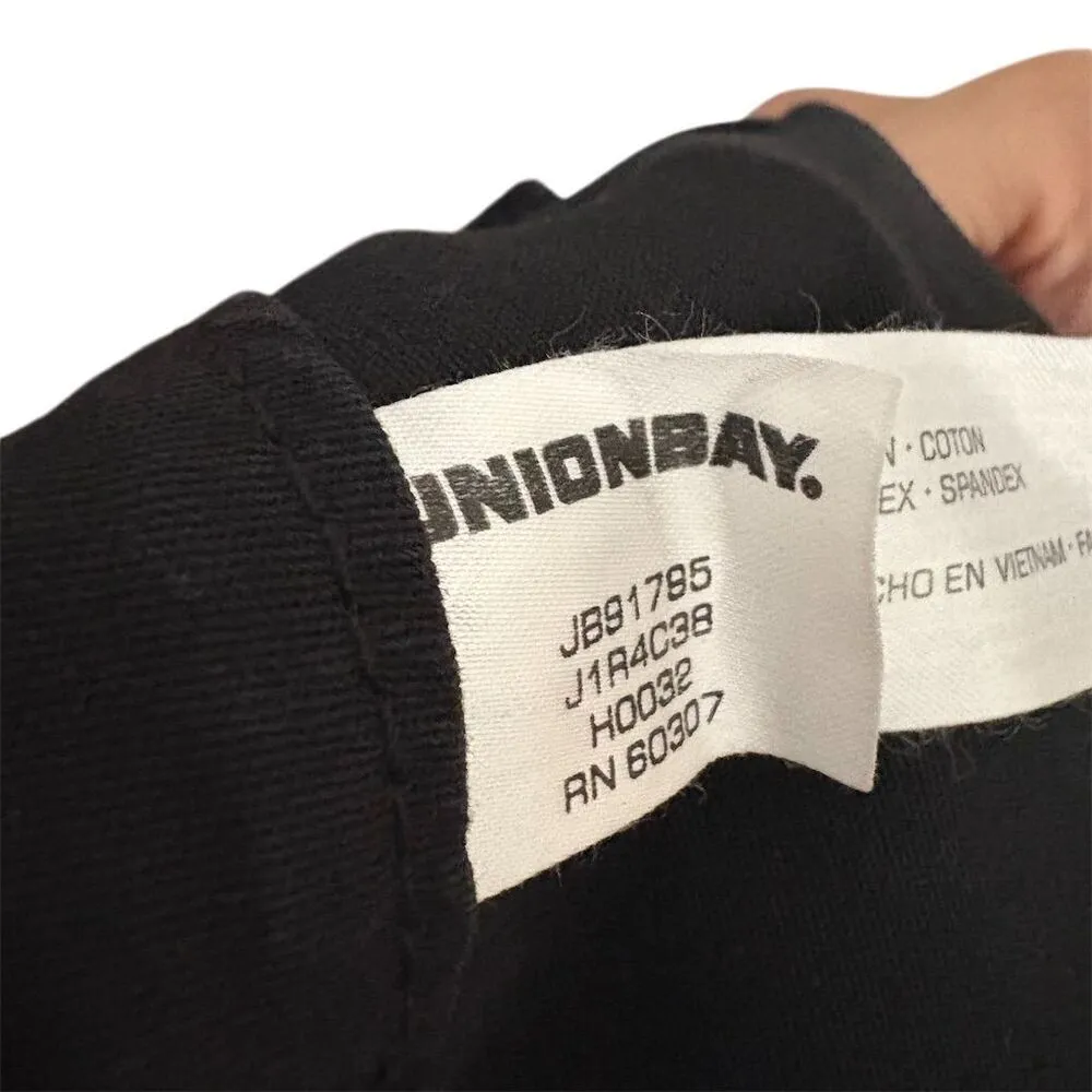 UNIONBAY Women's Delaney Stretch Chino Shorts Black Size 7 Casual - Image 4