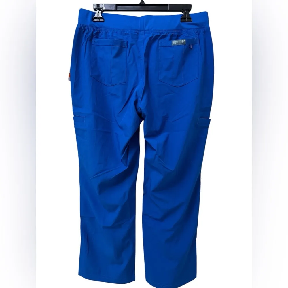 MedCouture Energy Yoga Cargo Royal Blue Pants Women’s Size MP Style 8744P NWT - Image 4