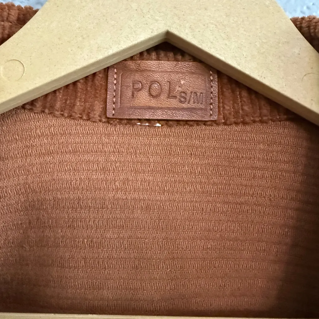 POL‎ Corduroy Long Sleeve Jacket Size S/M EUC - Image 3