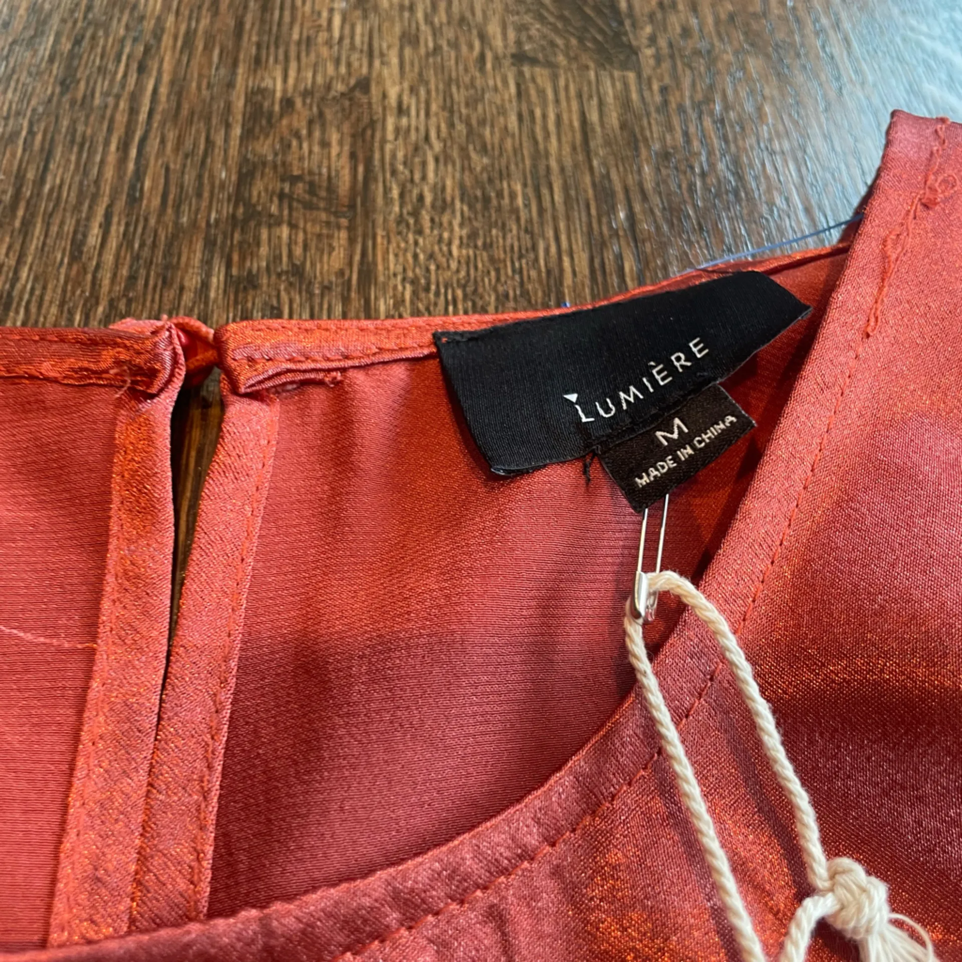 NWT Lumiere Rust Romper - Image 6