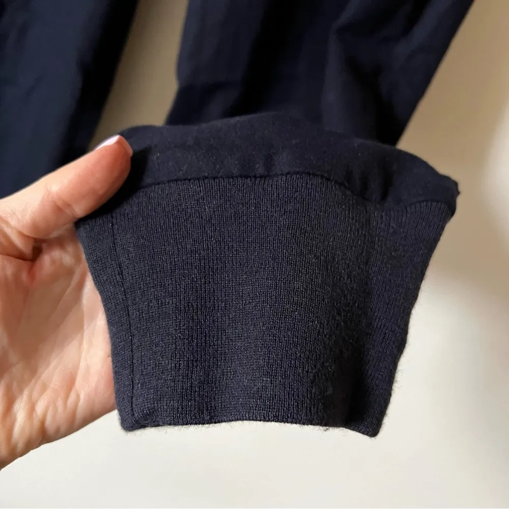 aritzia babaton navy blue pants joggers size S viscose polyester - Image 3