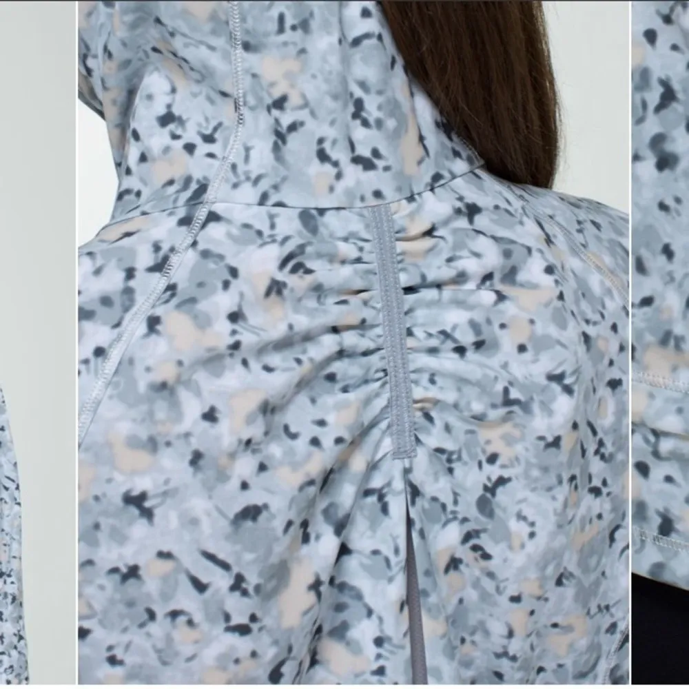 Lululemon Lightened Up Pullover Not So Petite Fleur Silver Spoon Ambient Grey - Image 10