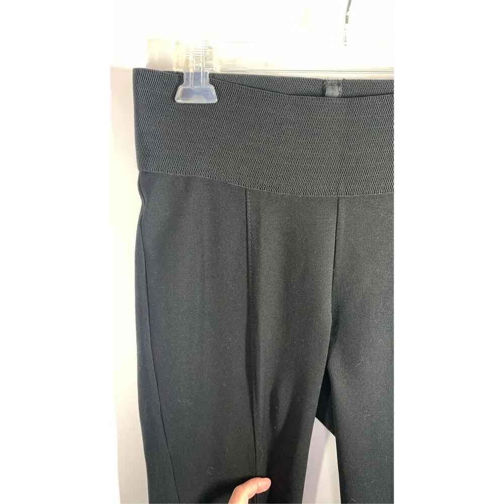 1- Nvgard Women's Slims High Waist Straight Trouser Pants Black Size Medium - Image 2