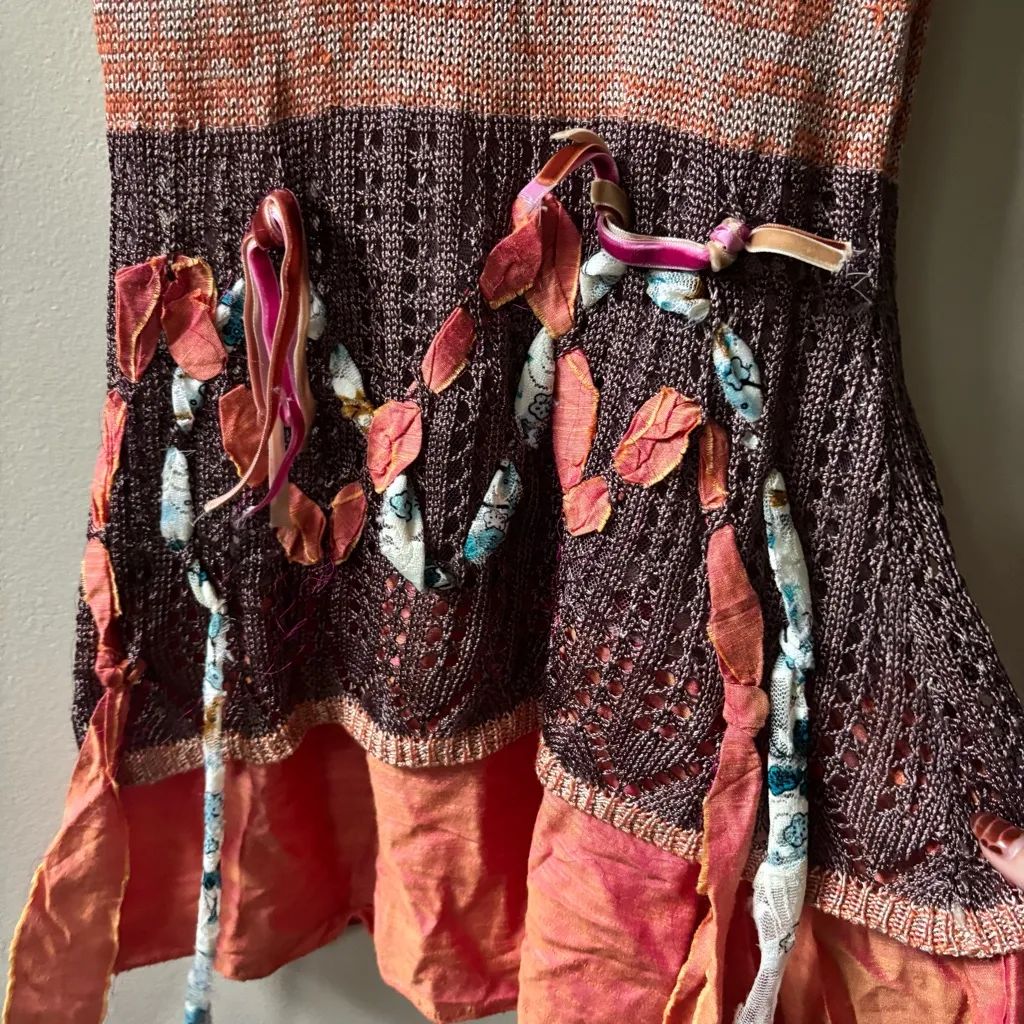 Zba Boho Fairycore Tank Top Pink - Image 2