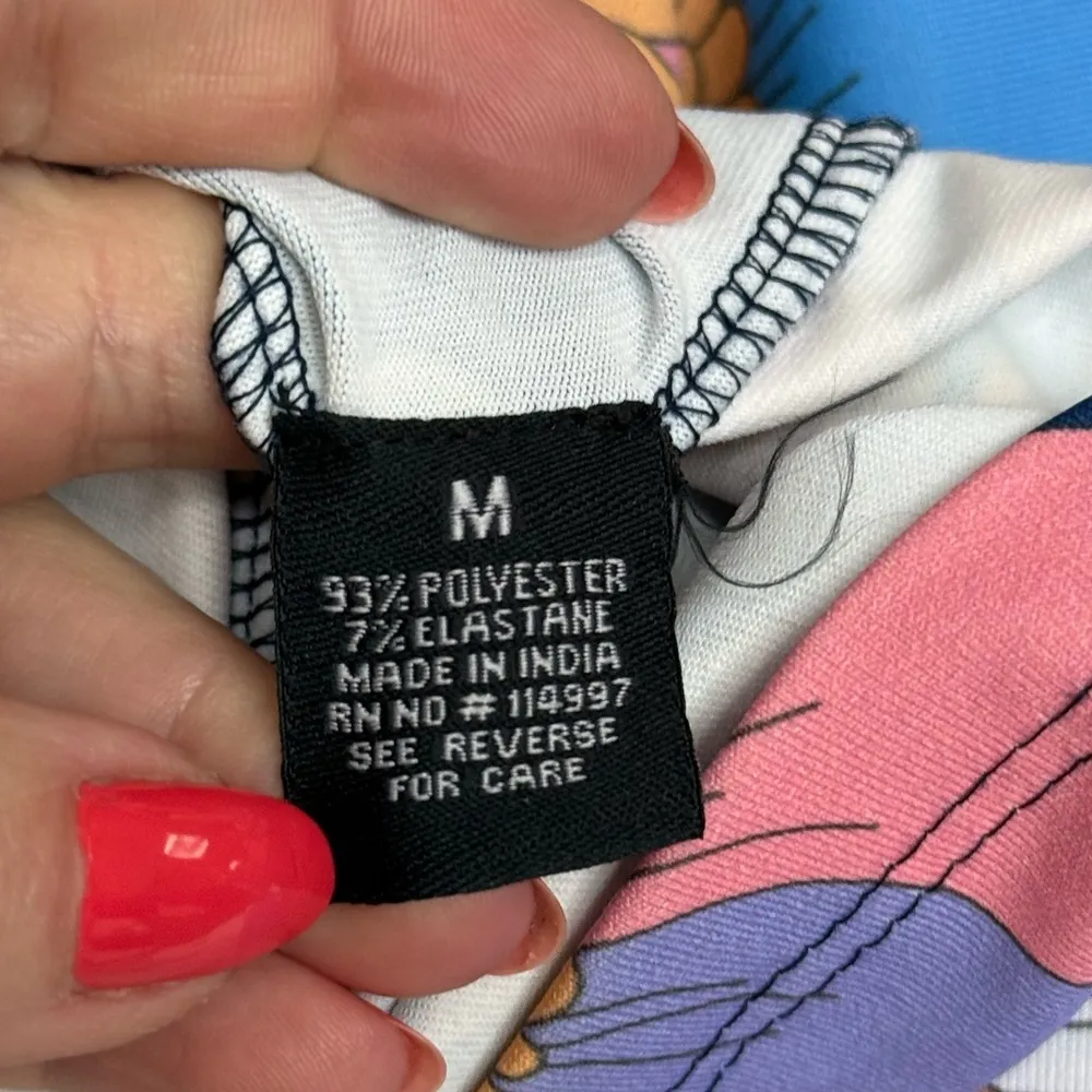 Tolani Collection Floral Maxi Shirt Dress Medium, Long Sleeve Floral Retro Print - Image 7