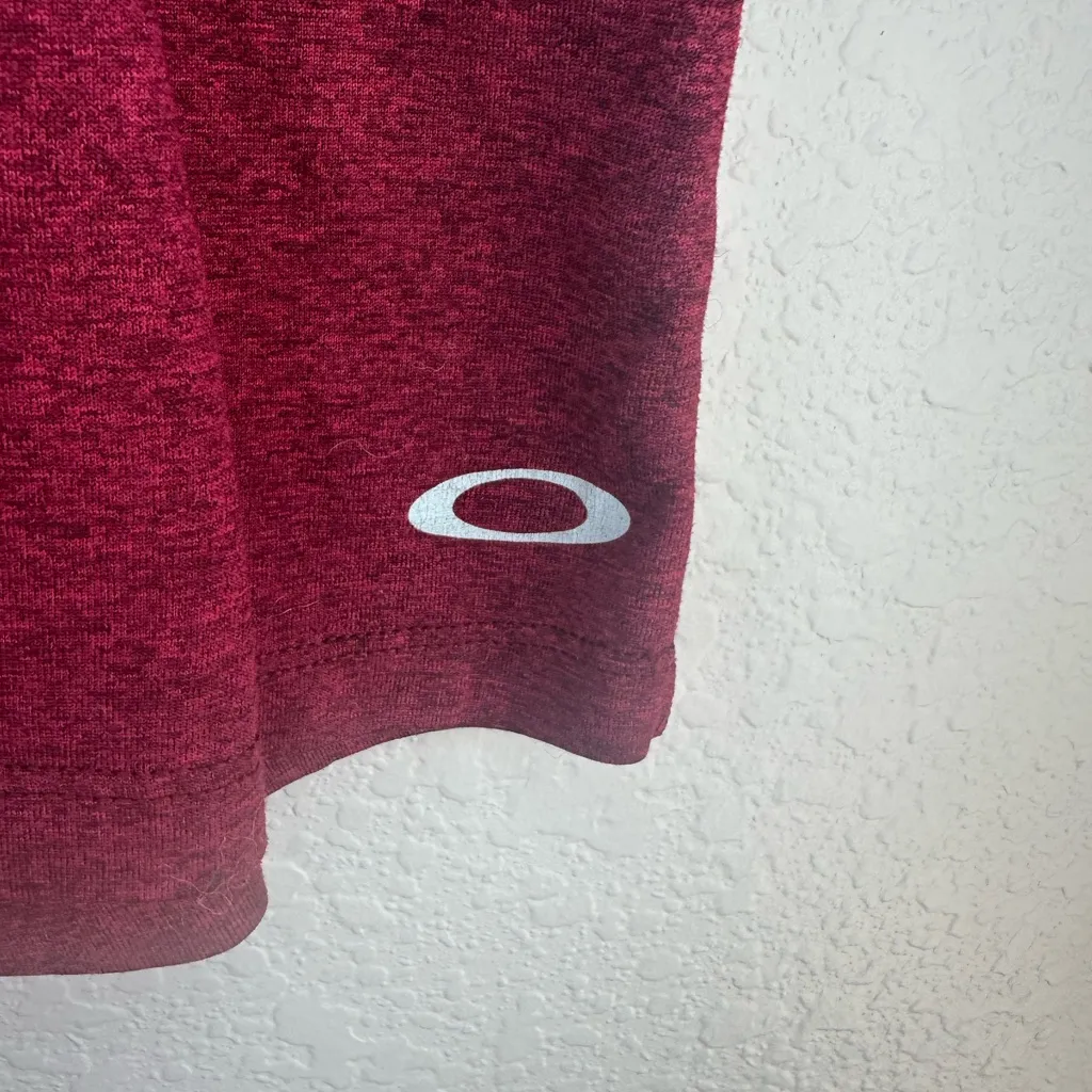 Oakley ❤️ Hydrolix Red Marled Racerback Tank Top - Image 3