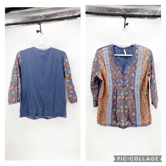 Passports bohemian peasant top hippie festival Y2K - Image 2