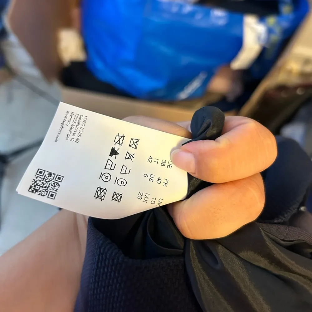 Hugo Boss Navy Blue Career Sheath Dress - Image 4