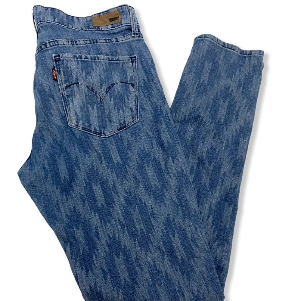 Levi’s Aztec Tribal Print Demi Curve Skinny Fit Jean - Image 15