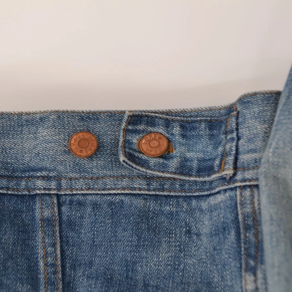 J. Crew Indigo Classic Denim Trucker Jacket Dark Wash Jean Blue Women's XS - Image 5