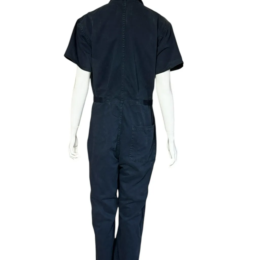 Pistola 100% Cotton Black Button-Up Jumpsuit Size Medium - Image 8