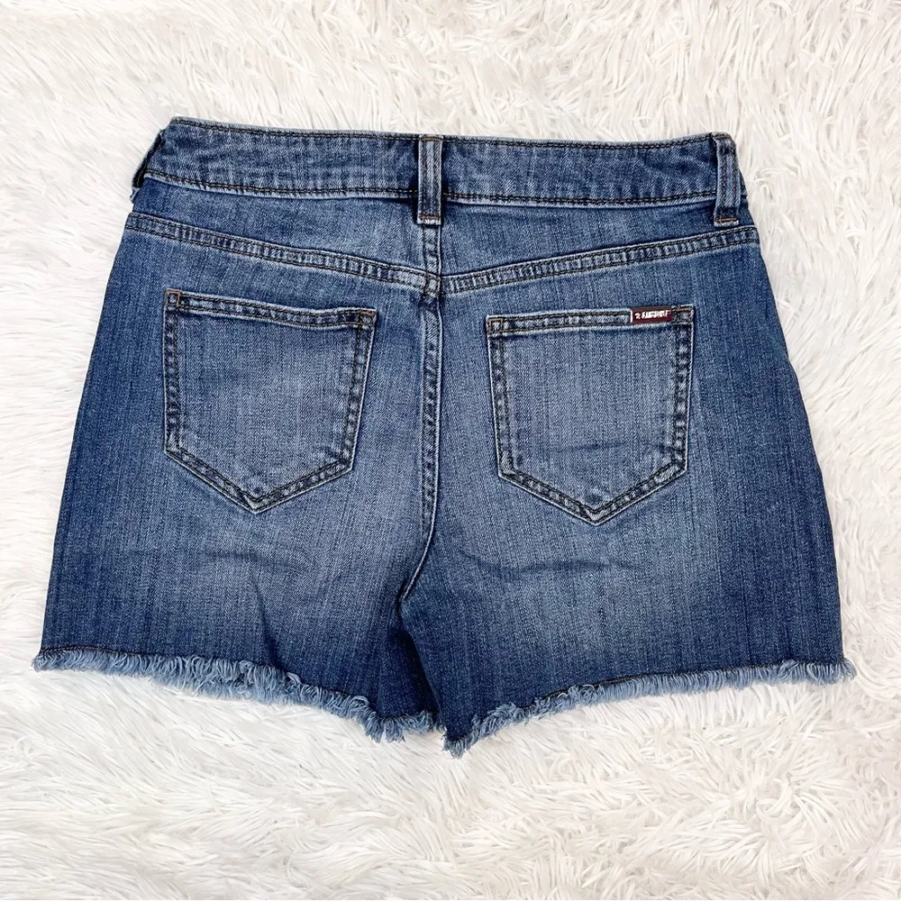Women’s Blue Denim Jean High Rise Shorts 0 - Image 4