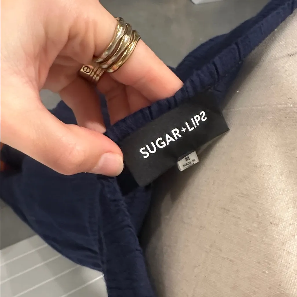 Sugarlips Midnight Blue Strapless jumpsuit - Image 6