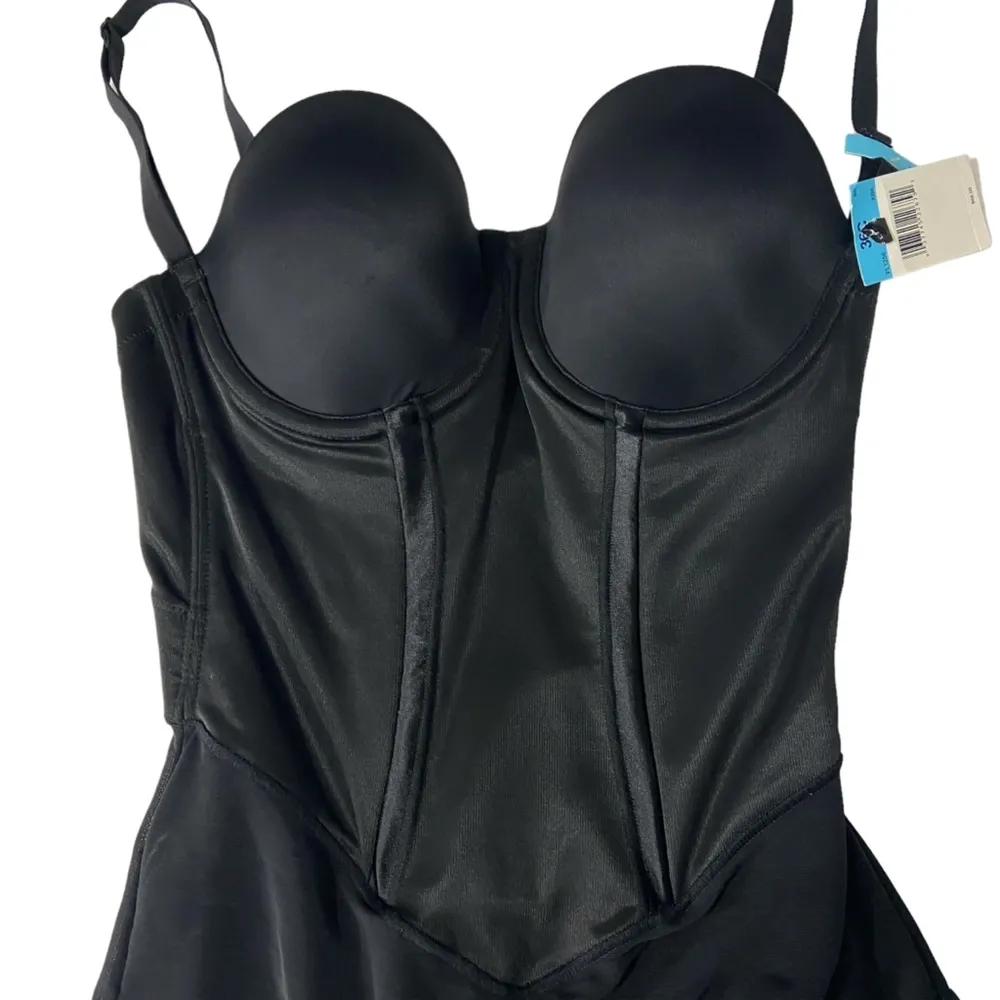 Maidenform  black firm tummy control easy up bodysuit 36C - Image 6