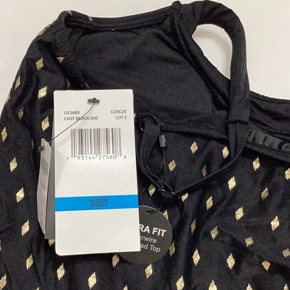 New. Coco Reef black tankini top. 36D(med). Retails $88 - Image 9