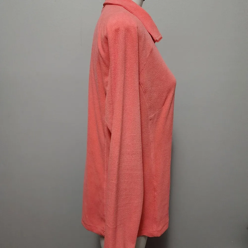 Columbia Blush Pink Glacial Half Zip Fleece Size large - Image 3