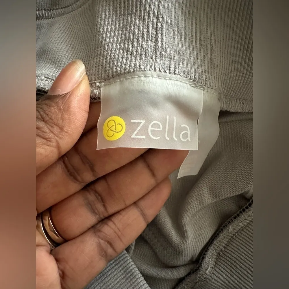 Zella Gray Jogger Lounge Wear Drawstring Waist Pant Size S - Image 4