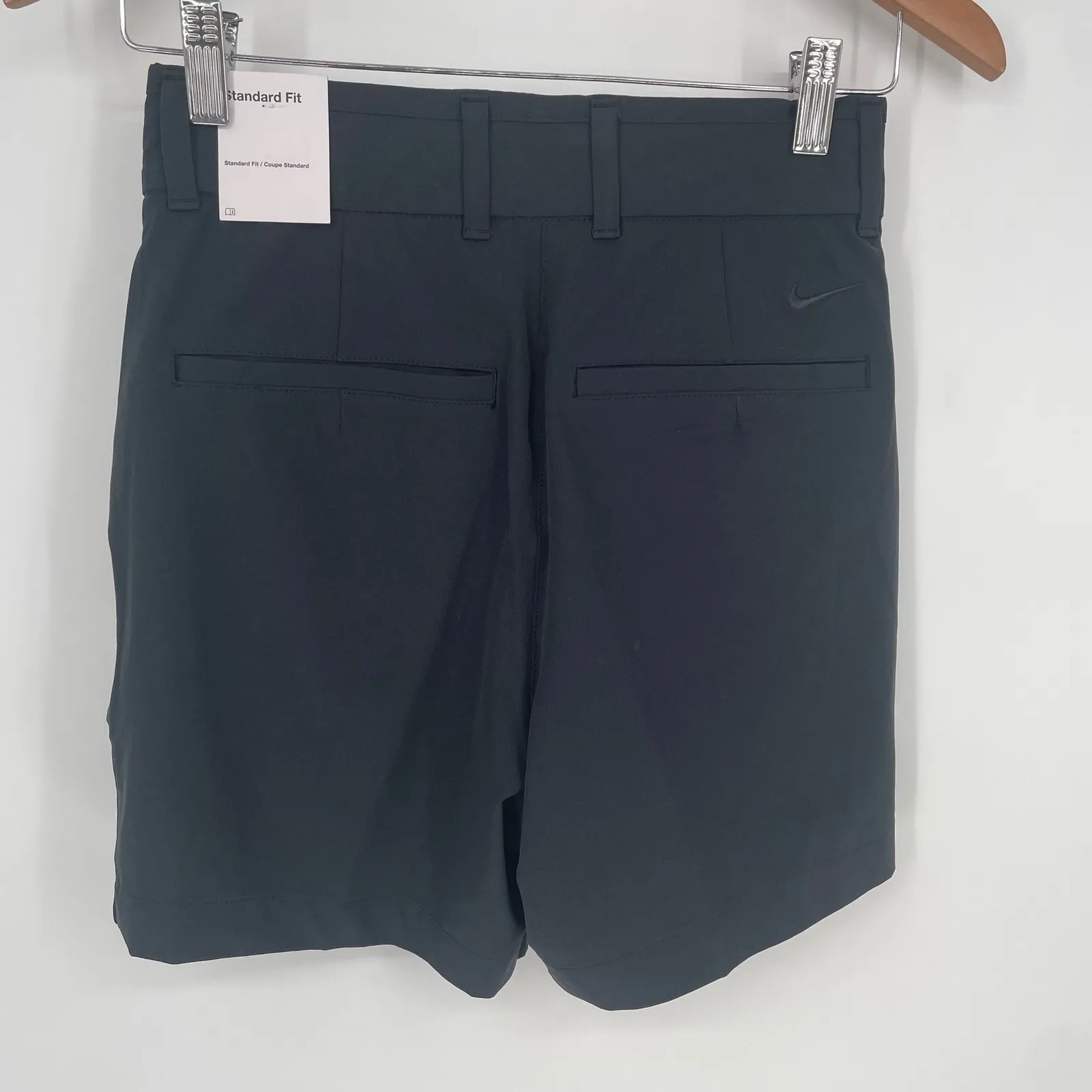 Nike Womens Golf Shorts XS Black Dri-FIT Standard Fit Athletic Activewear - Image 7