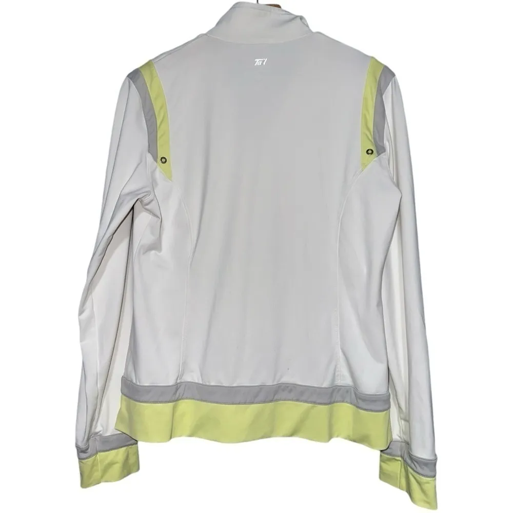Tail Tech Women’s Size XS White Yellow Gray ActiveWear Performance Golf Jacket - Image 4