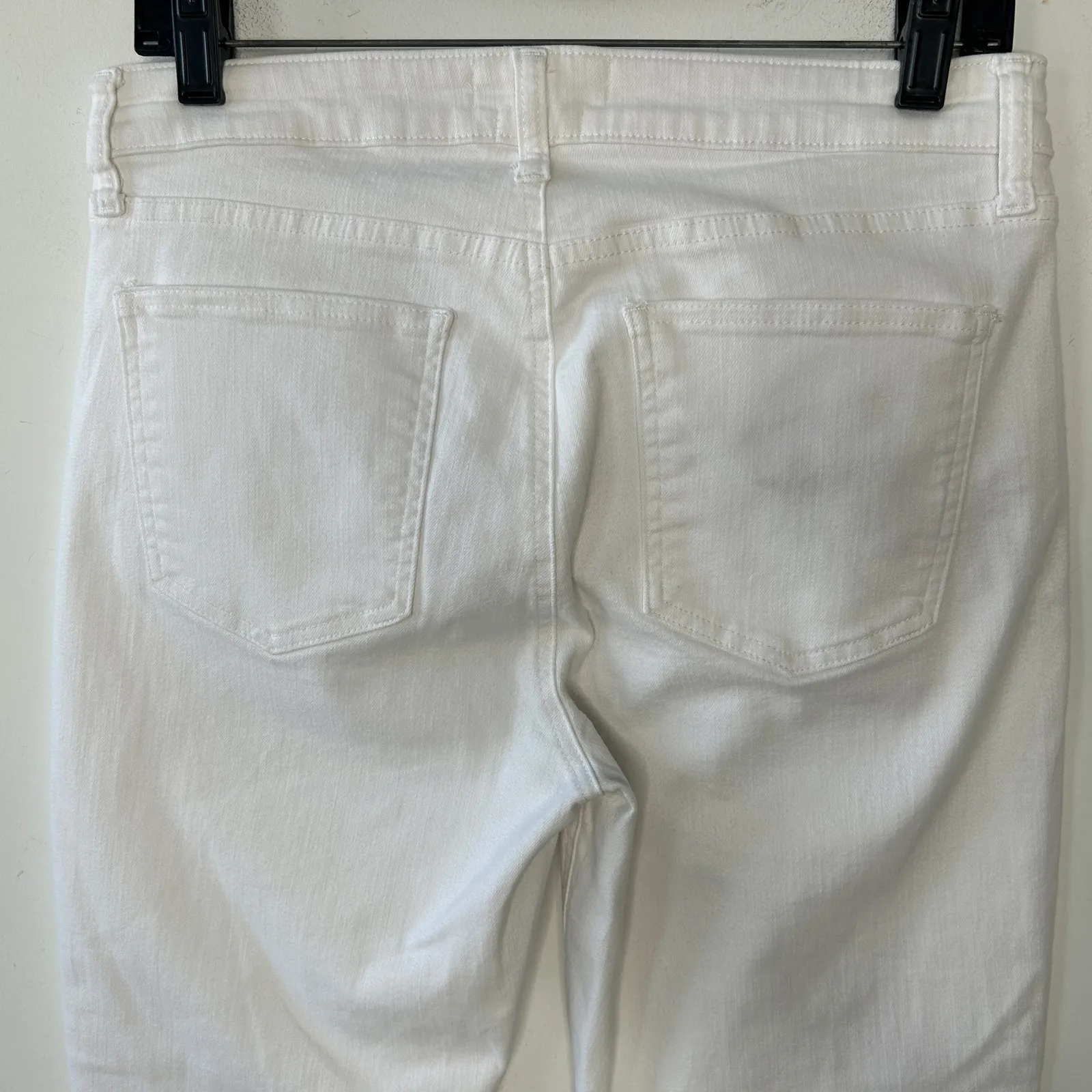 PISTOLA White Skinny Jeans Womens 30 High Waisted Casual Chic Classic Basics - Image 7